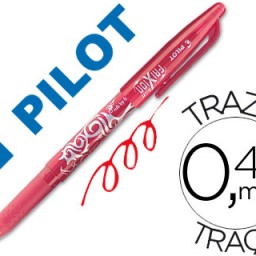 Bolígrafo Pilot Frixion borrable tinta roja